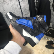 Givenchy Star Ankle-Strap High Top Black/Blue
